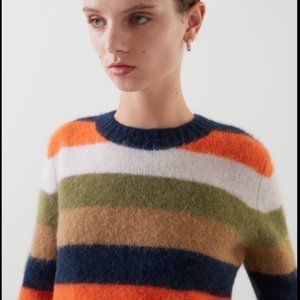 COS multi-colored cropped sweater